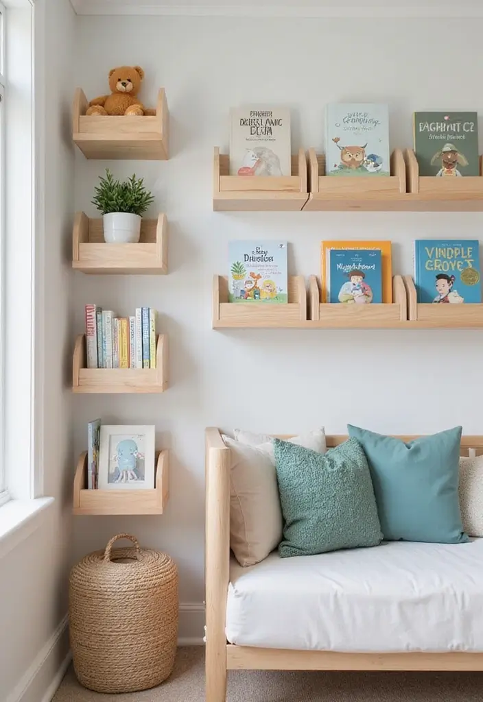 28 Nursery Bookshelf Designs That Encourage Early Reading 20 28 Nursery Bookshelf Designs That Encourage Early Reading - 20. Adjustable Shelf System
