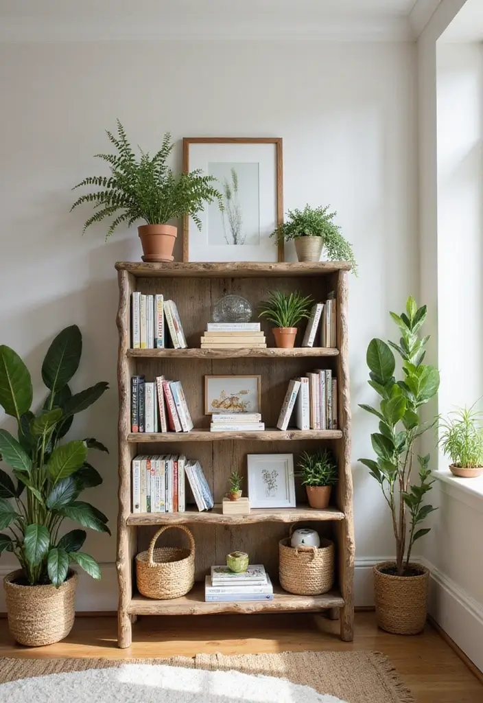 28 Nursery Bookshelf Designs That Encourage Early Reading 26 28 Nursery Bookshelf Designs That Encourage Early Reading - 26. Outdoor-Inspired Bookshelf