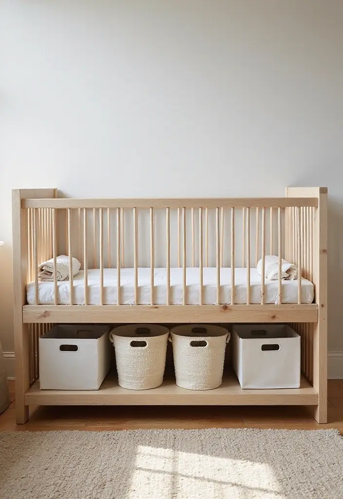 28 Nursery Organization Hacks Every Parent Should Know - 12. Utilize Under-Crib Space