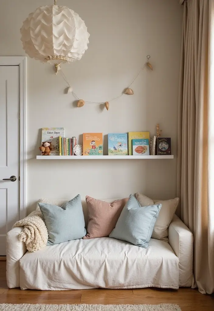 28 Nursery Organization Hacks Every Parent Should Know - 18. Create a Cozy Reading Nook