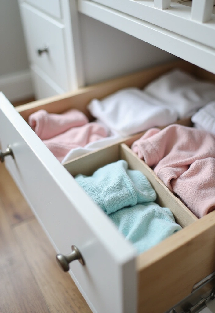 28 Nursery Organization Hacks Every Parent Should Know - 4. DIY Drawer Organizers