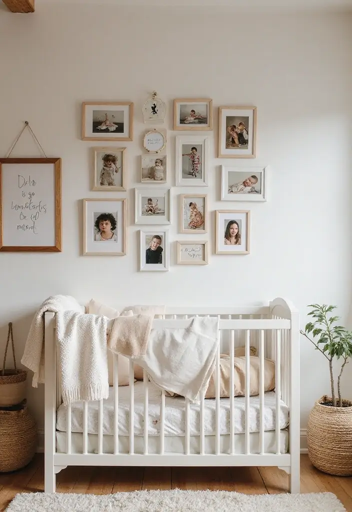 28 Nursery Organization Hacks Every Parent Should Know - 5. Create a Memory Wall