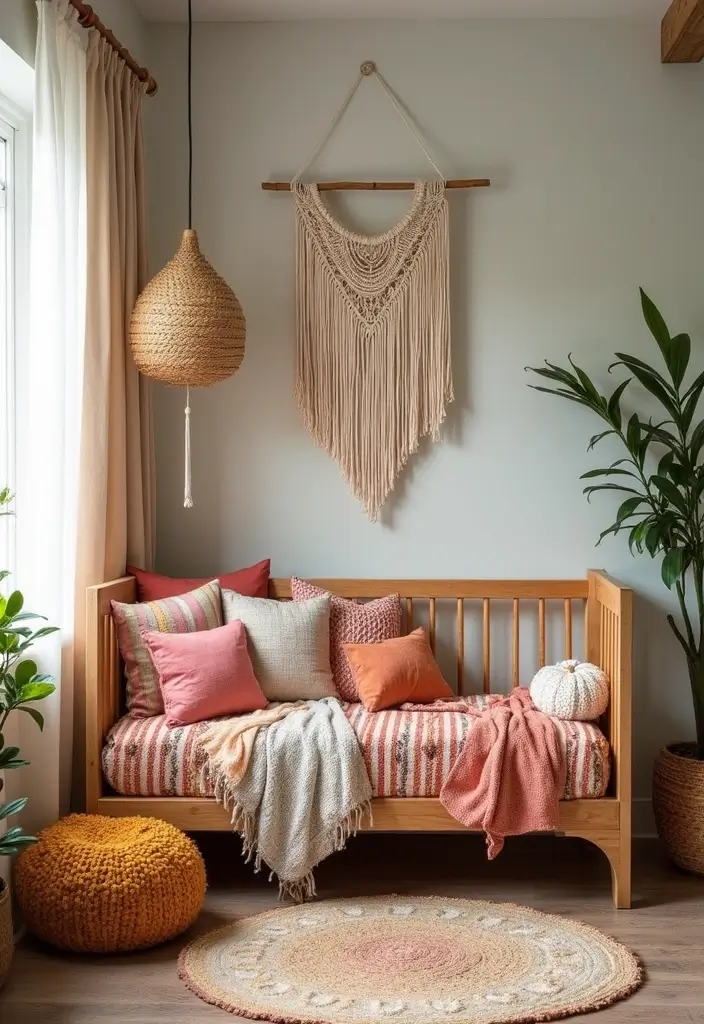 28 Nursery Room Inspirations Parents Are Loving Right Now 12 28 Nursery Room Inspirations Parents Are Loving Right Now - 12. Bohemian Beauty