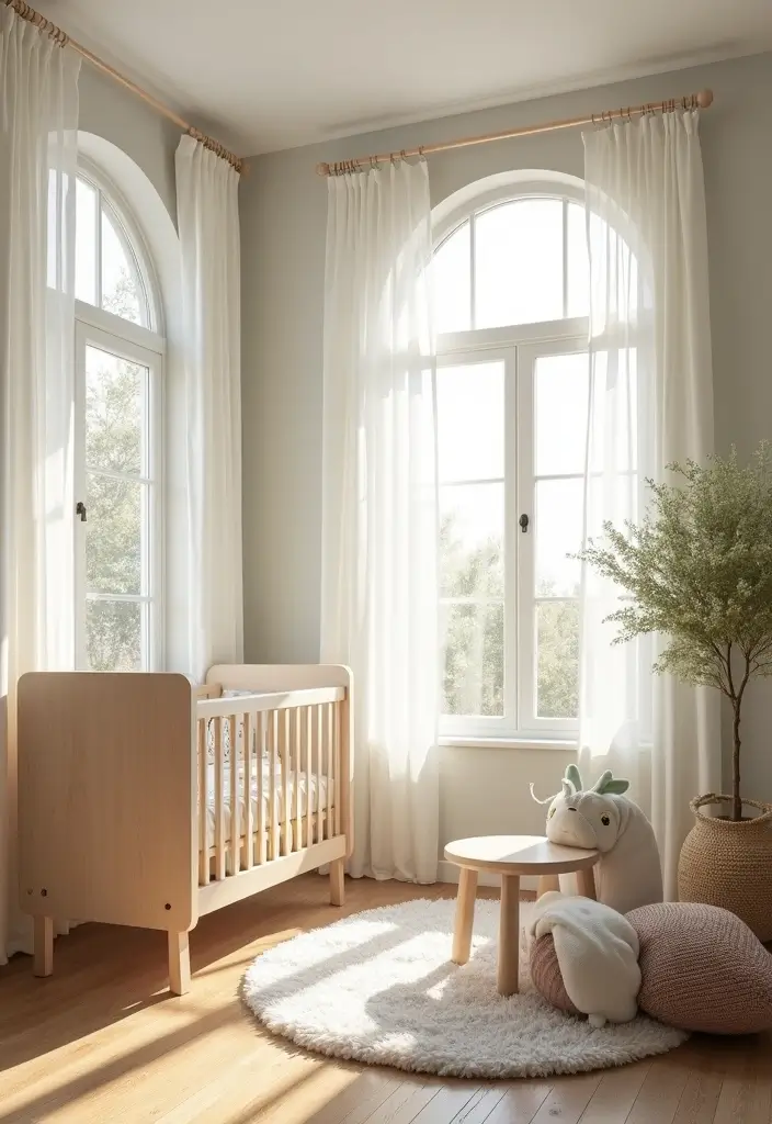 28 Nursery Room Inspirations Parents Are Loving Right Now 24 28 Nursery Room Inspirations Parents Are Loving Right Now - 24. Natural Light Focus
