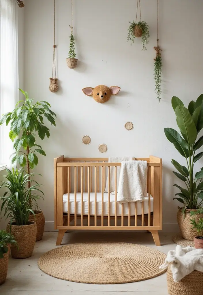 28 Nursery Room Inspirations Parents Are Loving Right Now 6 28 Nursery Room Inspirations Parents Are Loving Right Now - 6. Nature-Inspired Nursery