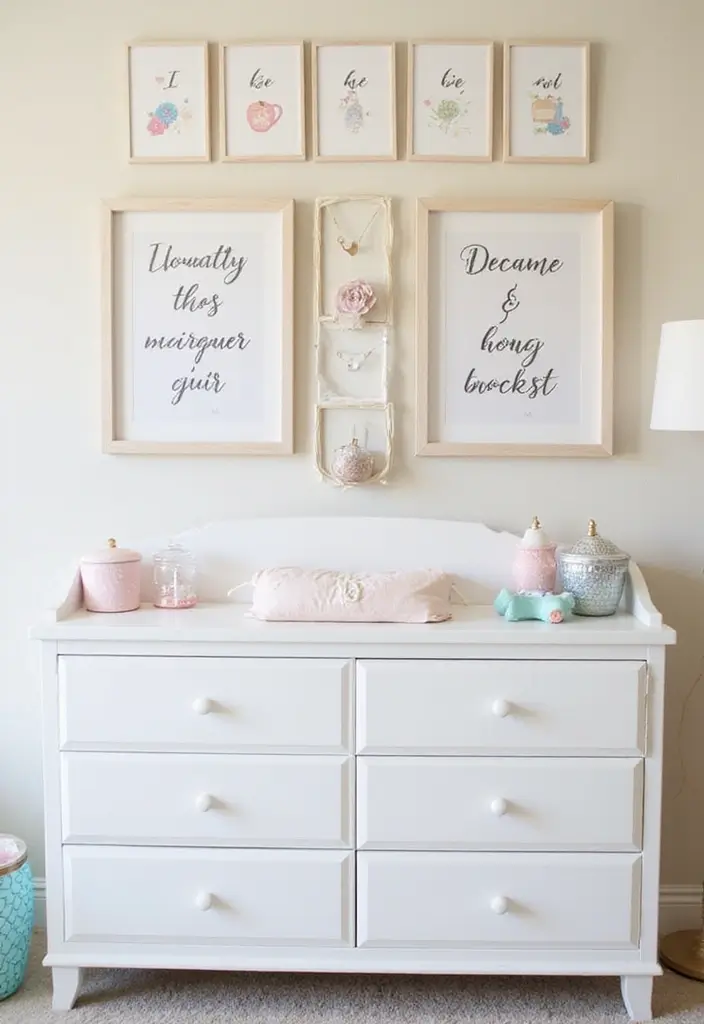 28 Pink Nursery Inspirations That Stay Sweet and Timeless 26 28 Pink Nursery Inspirations That Stay Sweet and Timeless - 26. Personalized Touches