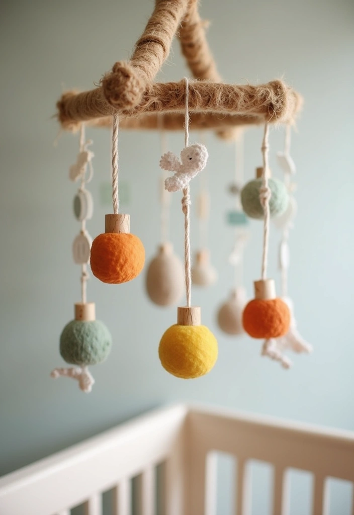 28 Rustic Nursery Designs That Feel Warm and Homey 15 28 Rustic Nursery Designs That Feel Warm and Homey - 15. Rustic Mobile