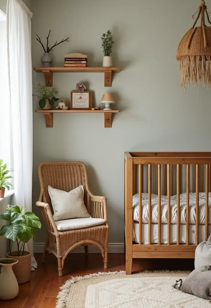 28 Rustic Nursery Designs That Feel Warm and Homey 21 28 Rustic Nursery Designs That Feel Warm and Homey - 21. Upcycled Decor Items