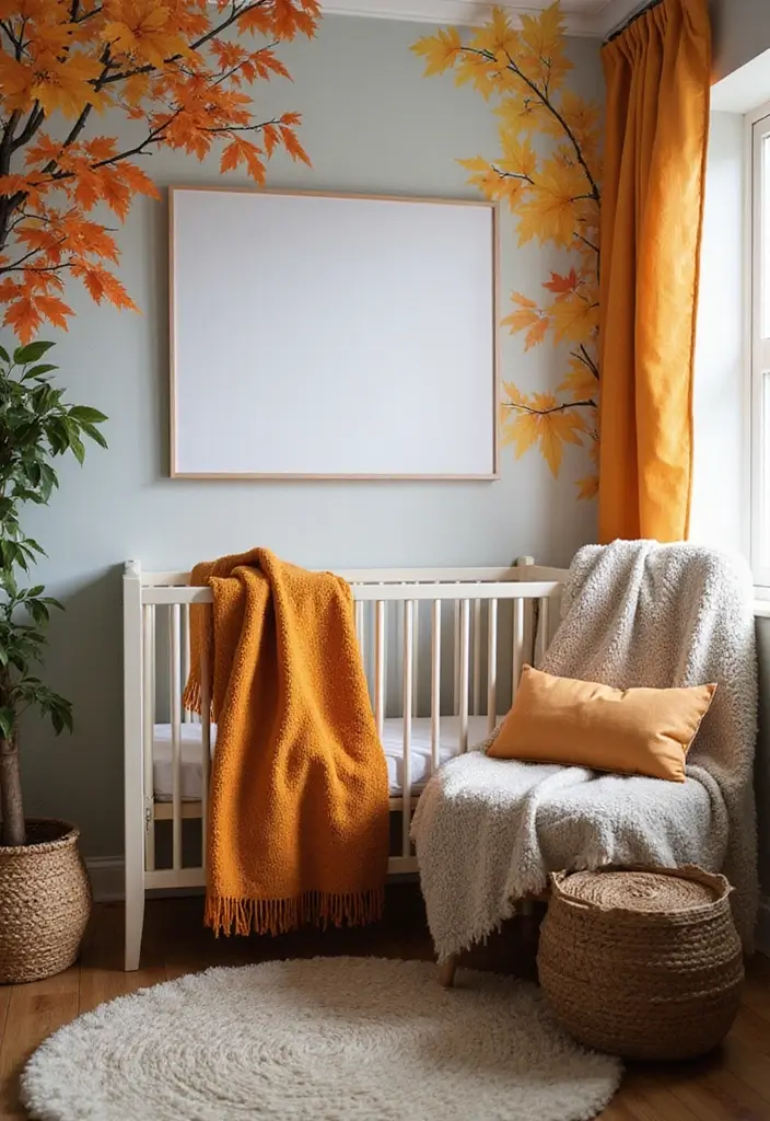 28 Rustic Nursery Designs That Feel Warm and Homey 27 28 Rustic Nursery Designs That Feel Warm and Homey - 27. Seasonal Decor Changes