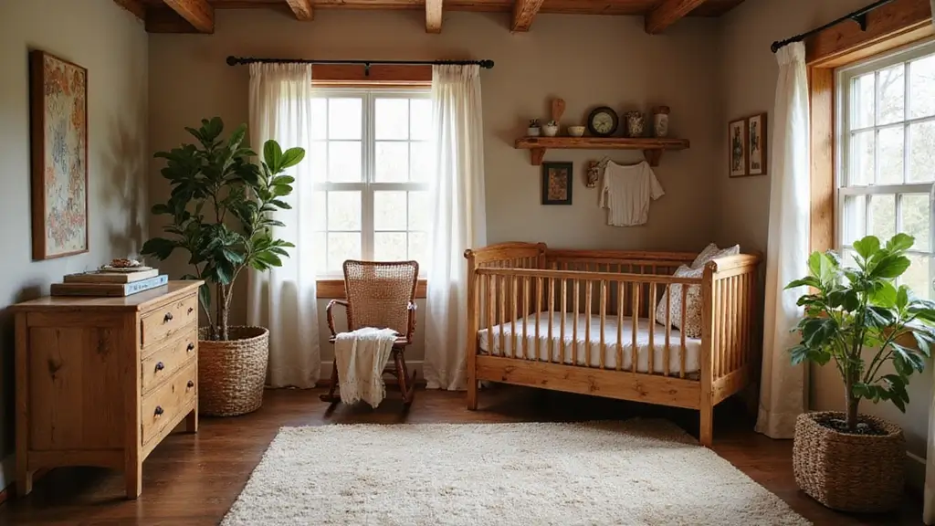 28 Rustic Nursery Designs That Feel Warm and Homey