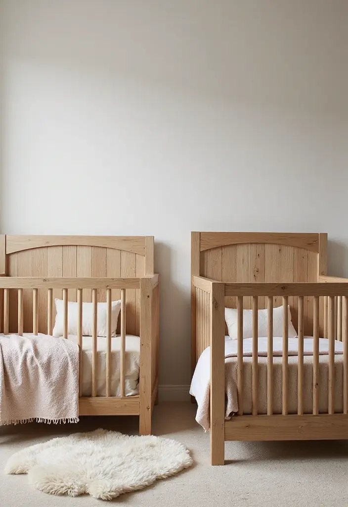 28 Twins Nursery Ideas That Balance Style and Function 1 28 Twins Nursery Ideas That Balance Style and Function - 1. Dual Crib Designs