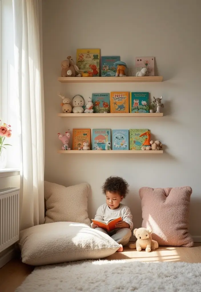 28 Twins Nursery Ideas That Balance Style and Function 14 28 Twins Nursery Ideas That Balance Style and Function - 14. Cozy Reading Nook