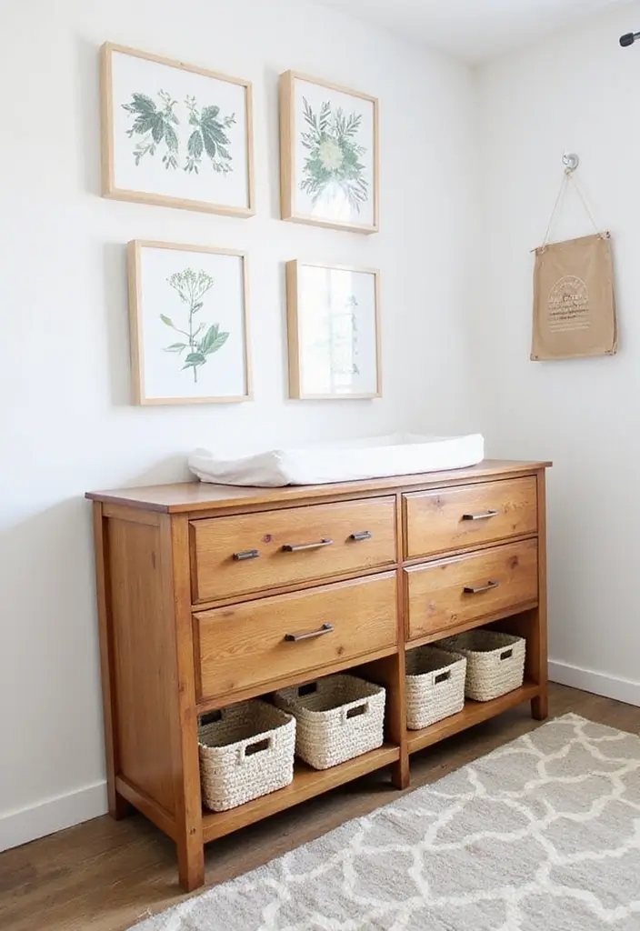 28 Twins Nursery Ideas That Balance Style and Function 18 28 Twins Nursery Ideas That Balance Style and Function - 18. Multi-Purpose Changing Station