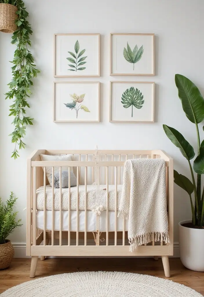 28 Twins Nursery Ideas That Balance Style and Function 5 28 Twins Nursery Ideas That Balance Style and Function - 5. Nature-Inspired Decor