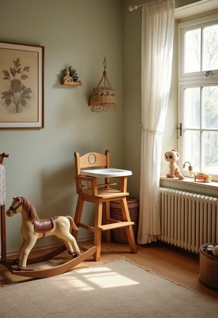 28 Vintage Nursery Decor Inspirations Full of Charm 13 28 Vintage Nursery Decor Inspirations Full of Charm - 13. Old-Fashioned Baby Furnishings