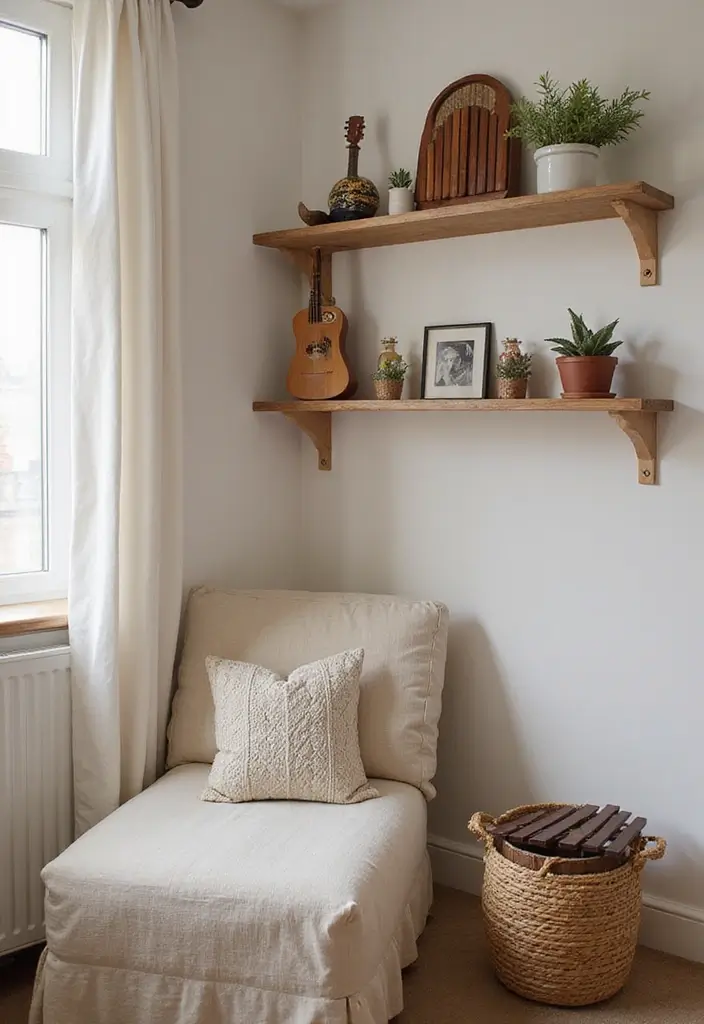 28 Vintage Nursery Decor Inspirations Full of Charm 27 28 Vintage Nursery Decor Inspirations Full of Charm - 27. Vintage Musical Instruments