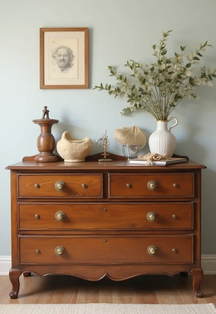 28 Vintage Nursery Decor Inspirations Full of Charm 5 28 Vintage Nursery Decor Inspirations Full of Charm - 5. Antique Dresser with Vintage Knobs