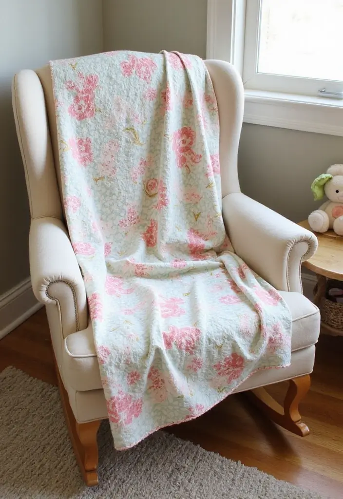 28 Vintage Nursery Decor Inspirations Full of Charm 7 28 Vintage Nursery Decor Inspirations Full of Charm - 7. Heirloom Blankets