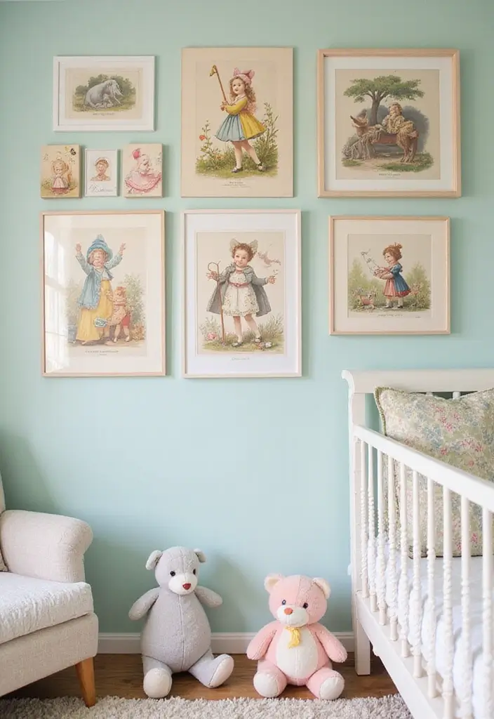 28 Vintage Nursery Decor Inspirations Full of Charm 8 28 Vintage Nursery Decor Inspirations Full of Charm - 8. Vintage Art Prints
