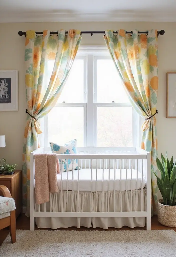 29 Cheap Nursery Ideas That Still Look Expensive - 13. Curtain Alternatives