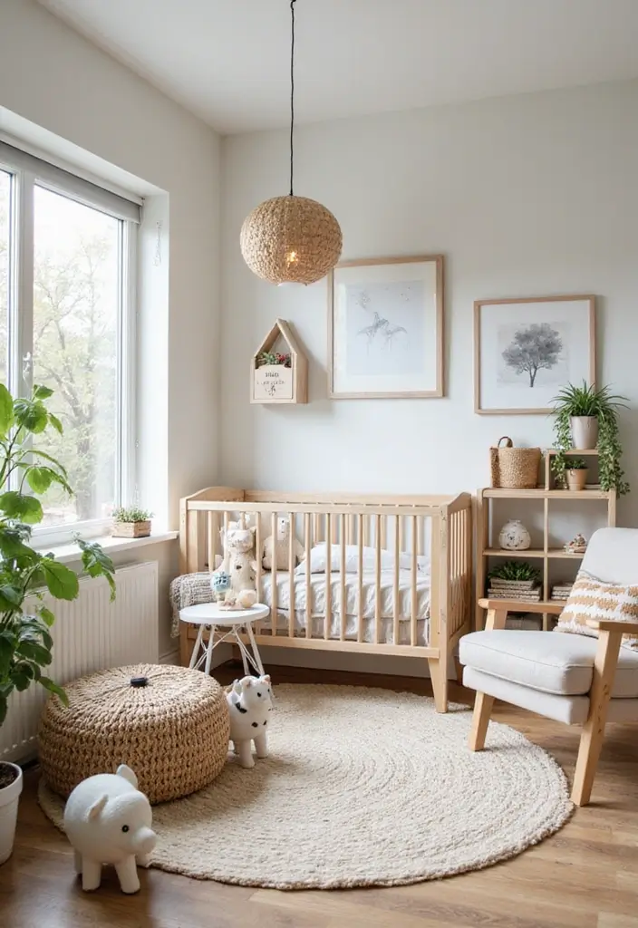 29 Cheap Nursery Ideas That Still Look Expensive - 16. Playful Furniture Arrangements