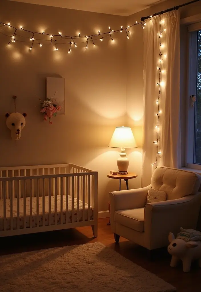 29 Cheap Nursery Ideas That Still Look Expensive - 9. Creative Lighting Options