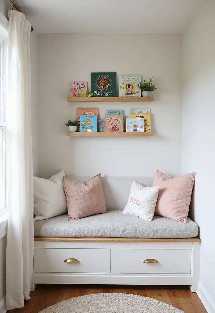 29 Farmhouse Nursery Ideas That Look Cozy and Inviting 25 29 Farmhouse Nursery Ideas That Look Cozy and Inviting - 25. Special Reading Nook