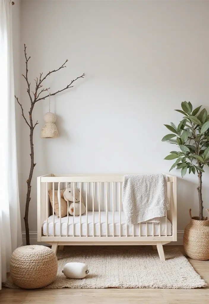 29 Green Nursery Designs That Feel Fresh and Calming 22 29 Green Nursery Designs That Feel Fresh and Calming - 22. Elements of Nature