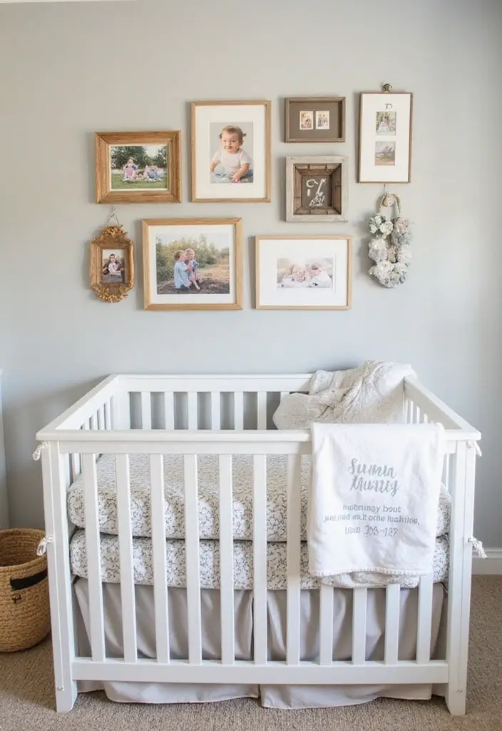 29 Green Nursery Designs That Feel Fresh and Calming 26 29 Green Nursery Designs That Feel Fresh and Calming - 26. Personal Touches