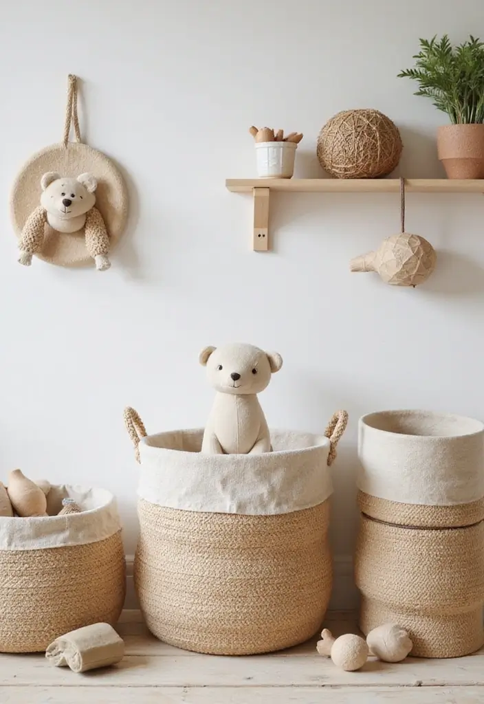 29 Green Nursery Designs That Feel Fresh and Calming 28 29 Green Nursery Designs That Feel Fresh and Calming - 28. Eco-Friendly Toys