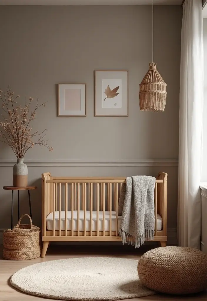 29 Grey Nursery Inspirations That Look Modern and Calm 24 29 Grey Nursery Inspirations That Look Modern and Calm - 24. Grey and Rich Brown