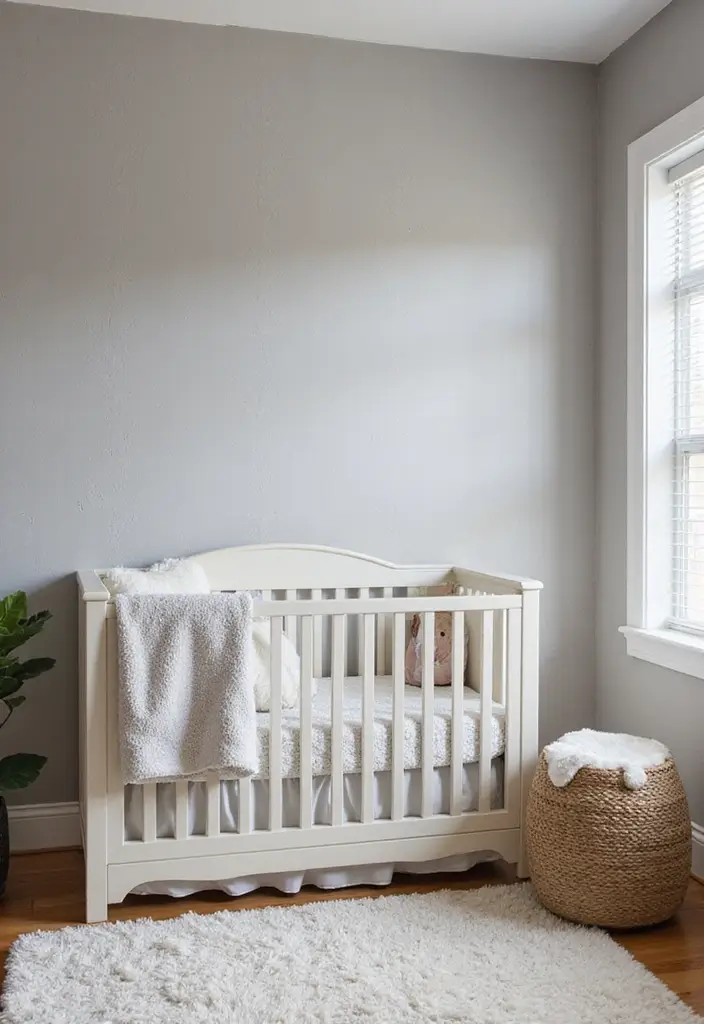 29 Grey Nursery Inspirations That Look Modern and Calm 26 29 Grey Nursery Inspirations That Look Modern and Calm - 26. Grey with Textured Wallpapers