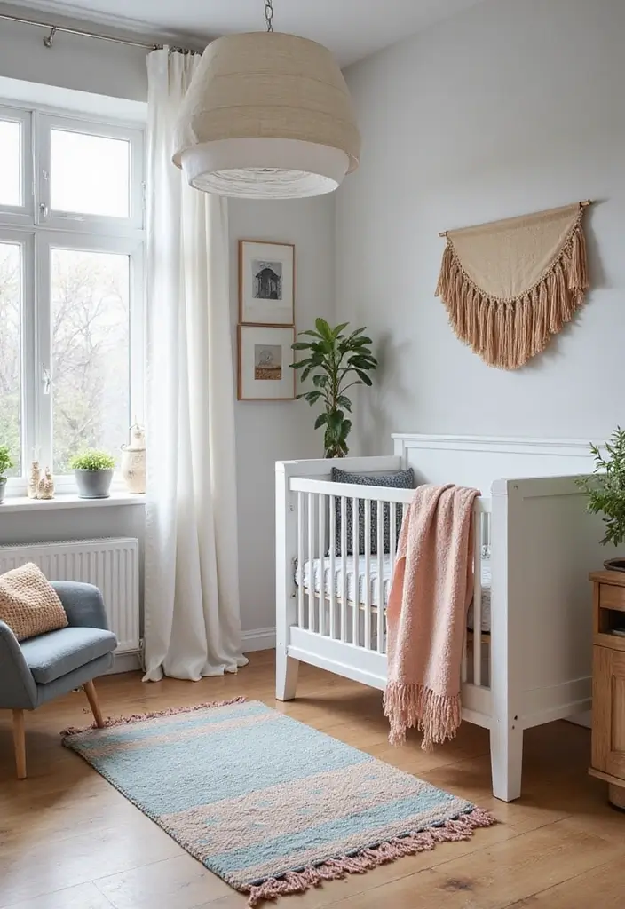 29 Grey Nursery Inspirations That Look Modern and Calm 3 29 Grey Nursery Inspirations That Look Modern and Calm - 3. Soft Pastels with Grey