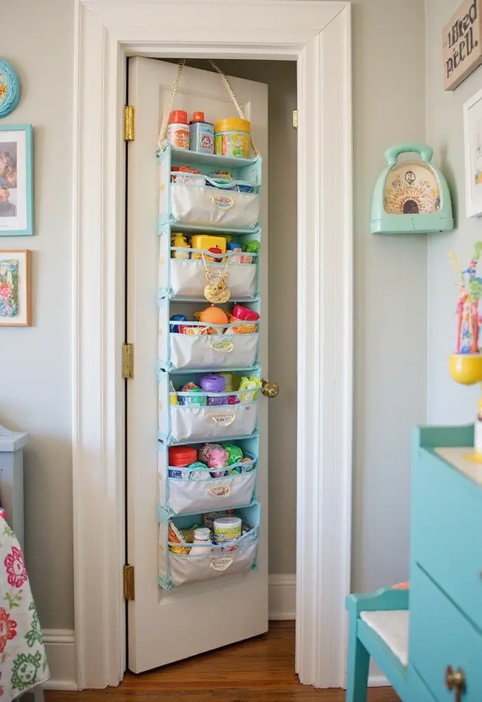 29 Nursery Closet Storage Hacks That Keep Everything Organized 6 29 Nursery Closet Storage Hacks That Keep Everything Organized - 6. Over-the-Door Shoe Organizers for Versatility
