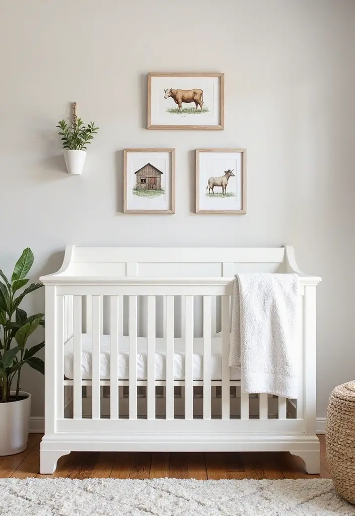 29 Nursery Ideas for Boys That Look Classic and Fun 10 29 Nursery Ideas for Boys That Look Classic and Fun - 10. Timeless Farmhouse