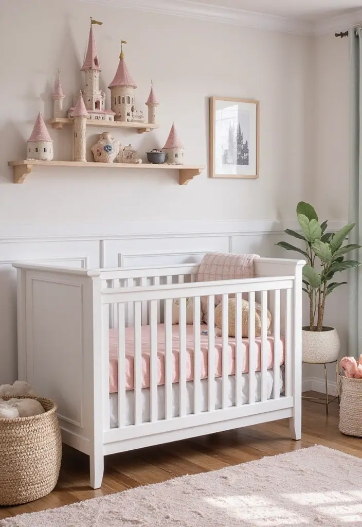 29 Nursery Ideas for Boys That Look Classic and Fun 17 29 Nursery Ideas for Boys That Look Classic and Fun - 17. Enchanted Castle