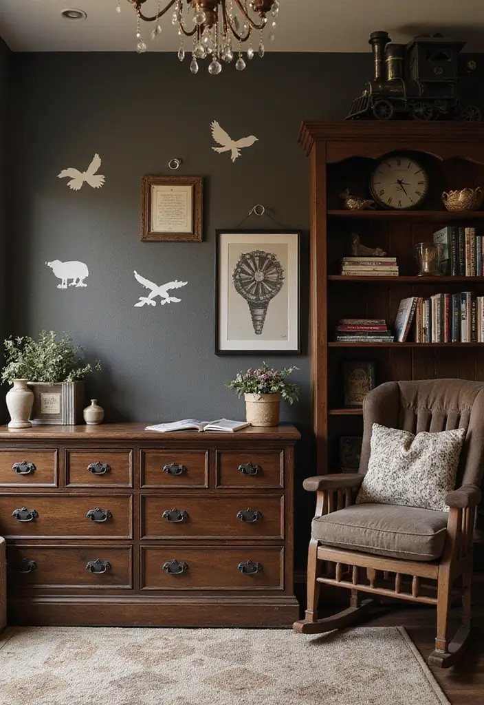 29 Nursery Ideas for Boys That Look Classic and Fun 6 29 Nursery Ideas for Boys That Look Classic and Fun - 6. Classic Train Station