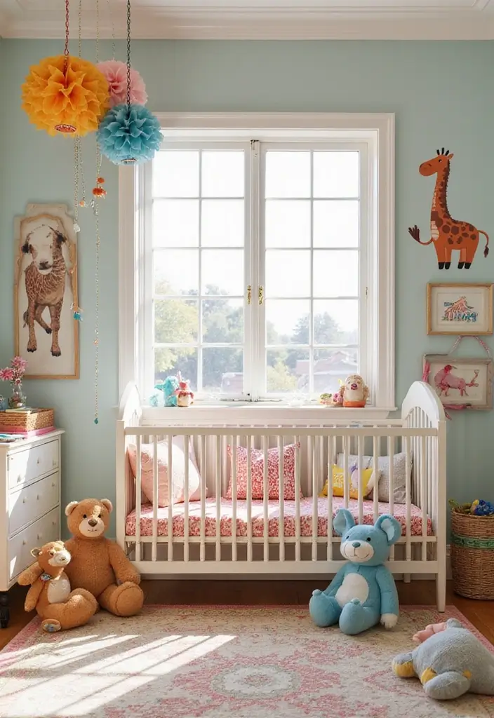 29 Nursery Ideas for Boys That Look Classic and Fun 9 29 Nursery Ideas for Boys That Look Classic and Fun - 9. Whimsical Circus
