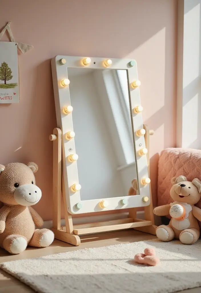 29 Nursery Mirror Designs That Add Light and Style 8 29 Nursery Mirror Designs That Add Light and Style - 8. Interactive Mirrors
