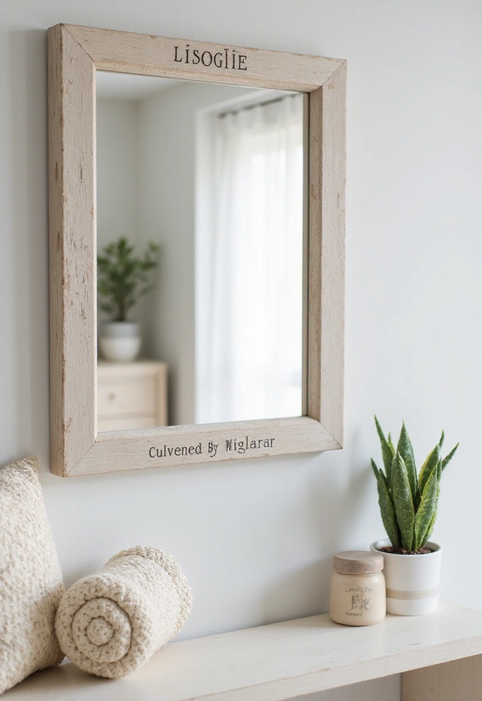 29 Nursery Mirror Designs That Add Light and Style 9 29 Nursery Mirror Designs That Add Light and Style - 9. Customizable Mirrors