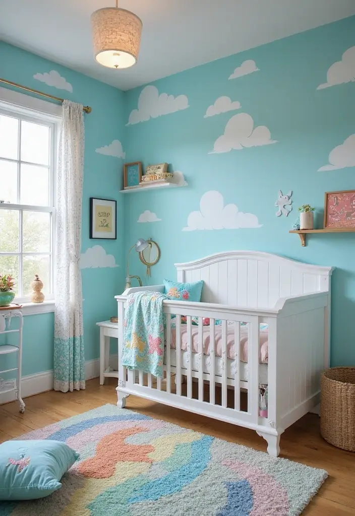 29 Nursery Wall Designs That Transform the Entire Room 10 29 Nursery Wall Designs That Transform the Entire Room - 10. Under the Sea Theme