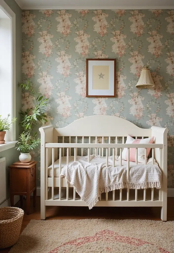 29 Nursery Wall Designs That Transform the Entire Room 16 29 Nursery Wall Designs That Transform the Entire Room - 16. Vintage Charm