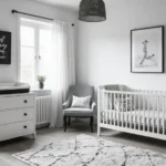 30 Black and White Nursery Ideas That Look Minimalist and Chic