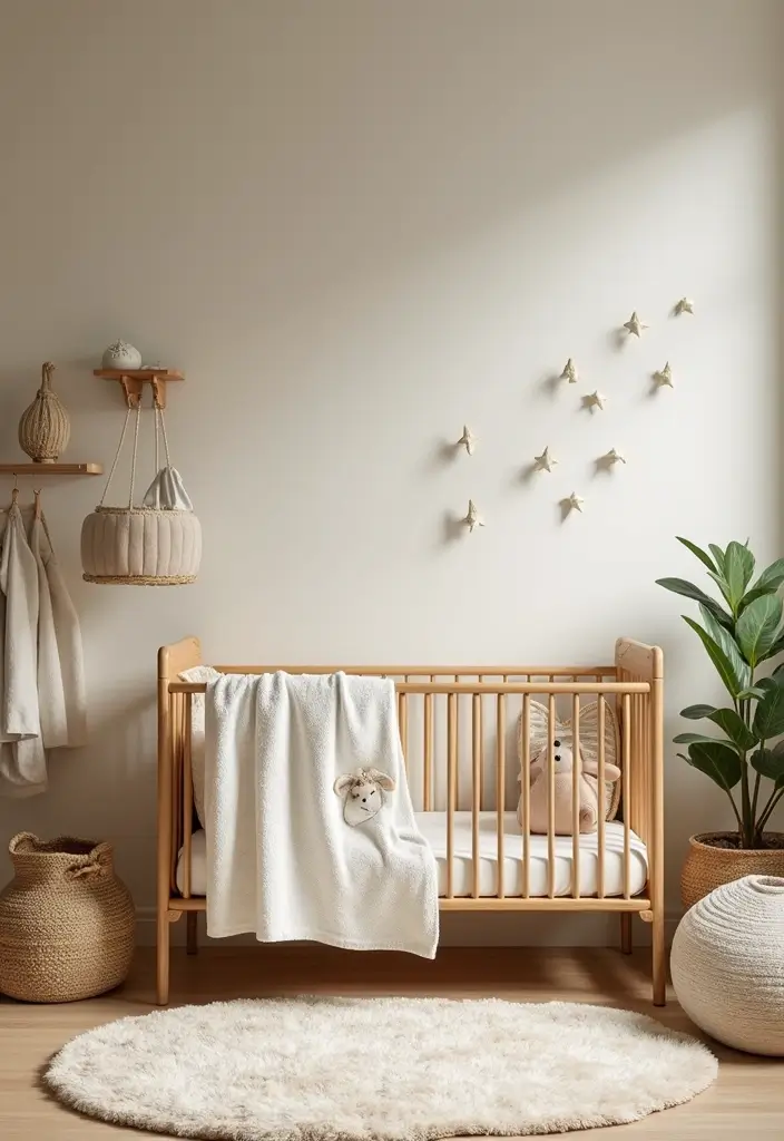 30 Cottagecore Nursery Ideas Full of Warmth and Magic 23 30 Cottagecore Nursery Ideas Full of Warmth and Magic - 23. Organic Baby Bedding