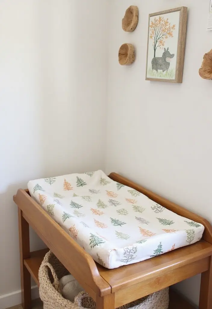 30 Forest Themed Nursery Ideas That Bring Nature Inside - 15. Themed Changing Station