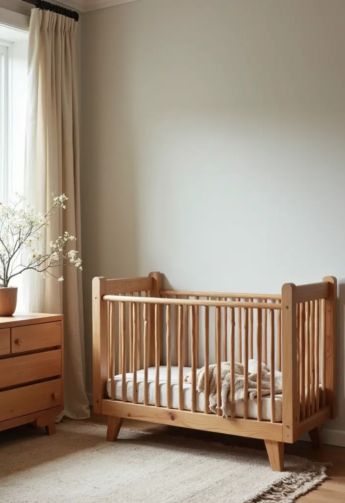 30 Forest Themed Nursery Ideas That Bring Nature Inside - 4. Eco-Friendly Furniture