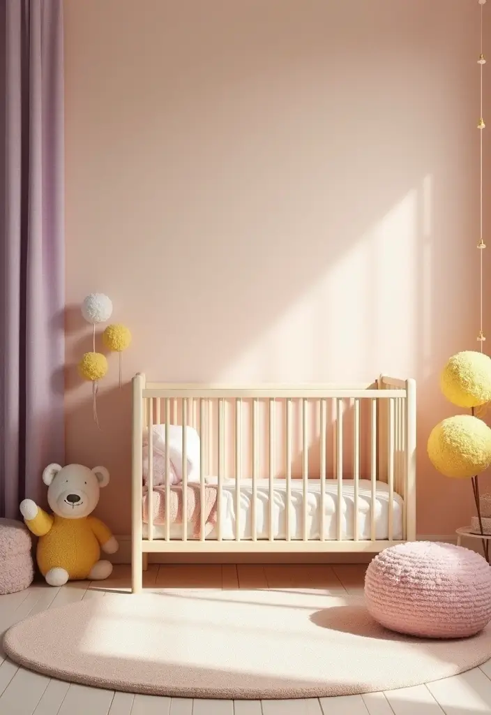 30 Girly Nursery Ideas That Feel Sweet and Elegant 4 30 Girly Nursery Ideas That Feel Sweet and Elegant - 4. Pastel Color Palette