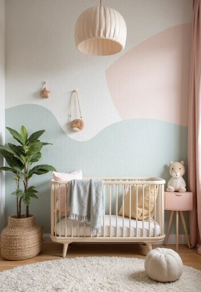 30 Nursery Accent Wall Ideas That Transform the Room - 15. Textured Wall Treatments