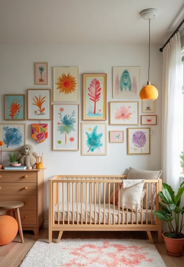 30 Nursery Theme Inspirations That Never Go Out of Style 10 30 Nursery Theme Inspirations That Never Go Out of Style - 10. Artistic Expression