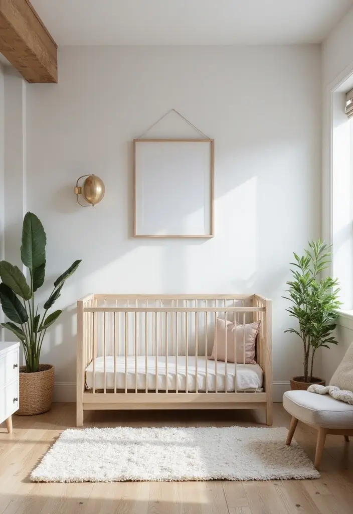 30 Nursery Theme Inspirations That Never Go Out of Style 2 30 Nursery Theme Inspirations That Never Go Out of Style - 2. Minimalist Chic